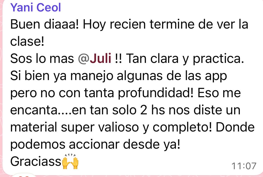 Testimonio WhatsApp