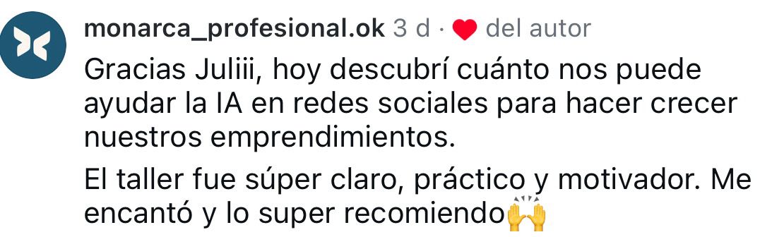 Testimonio WhatsApp