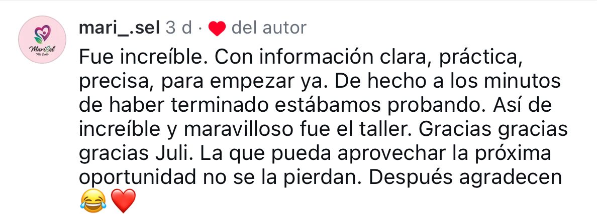 Testimonio WhatsApp